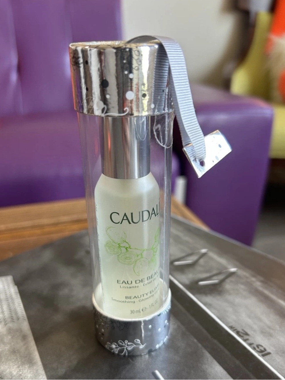 Caudalie Beauty Elixir 30ml Limited Edition Holiday Ornament NIB Sealed France